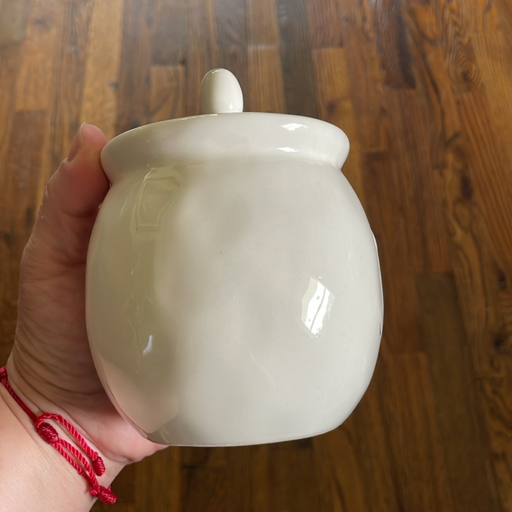 🌎 Magenta “SUGAR” Cute and Dimply Canister White Black Lettering (G1) - Picture 4 of 10